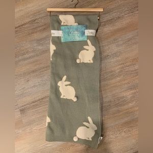 Bunny throw blanket